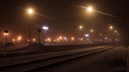 Train station in fog (2)